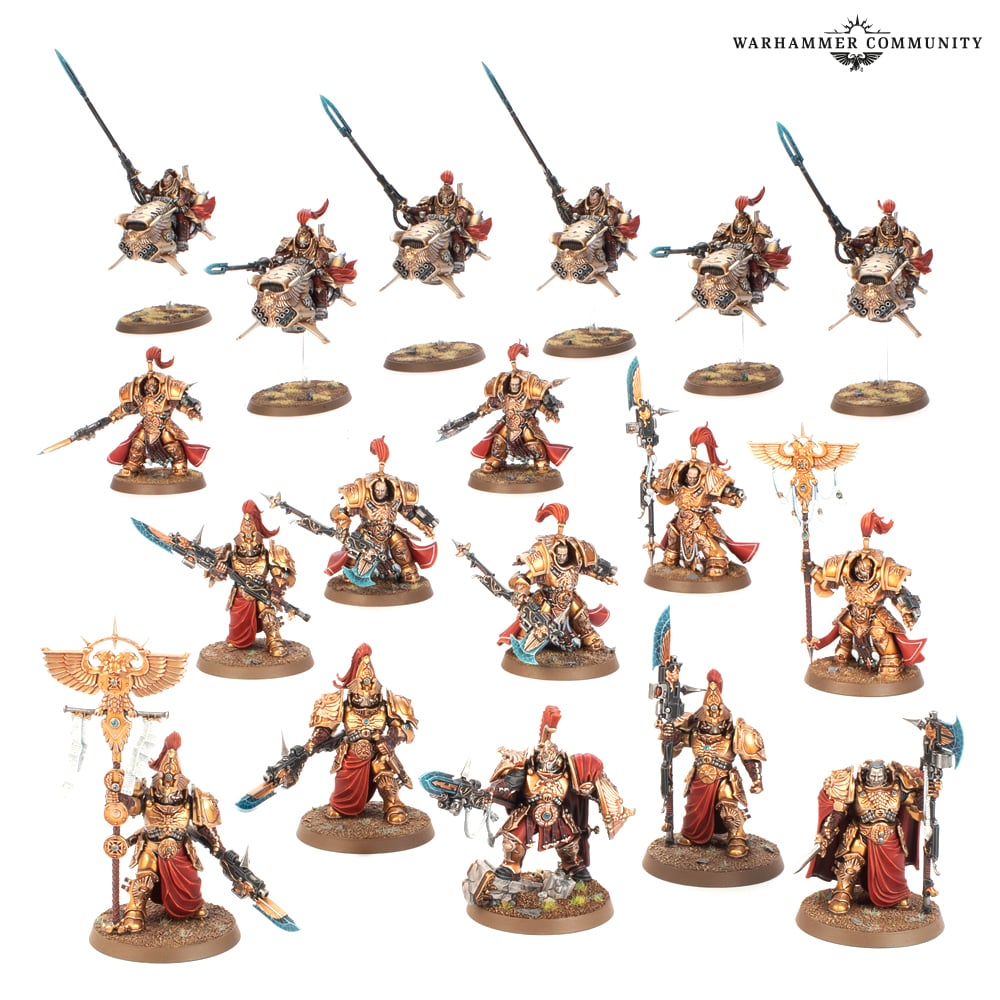 Warhammer 40K: Adeptus Custodes Battleforce - Auric Champions