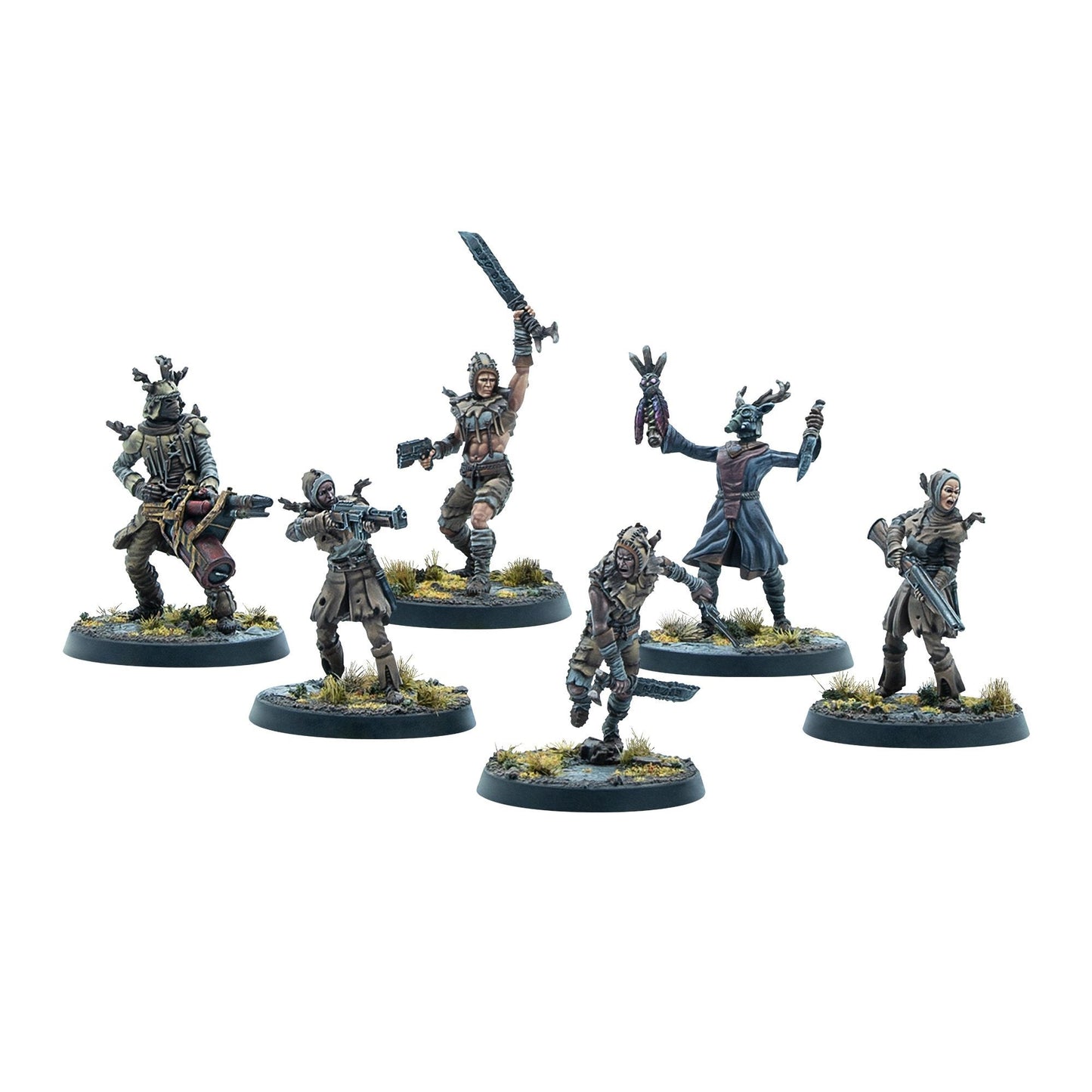 Fallout: Miniatures - Cult of the Mothman Clergy Fallout: Miniatures - Cult of the Mothman Clergy