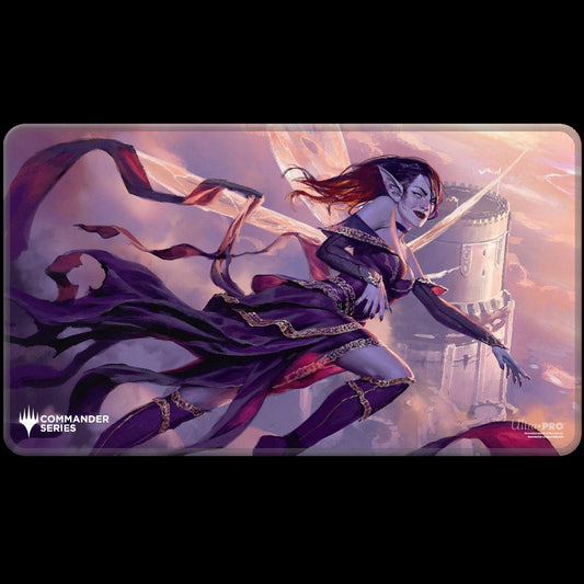 Magic the Gathering CCG: Commander Series - Three Color Shard - Q4 2024 Stitched Edge Playmat Alela