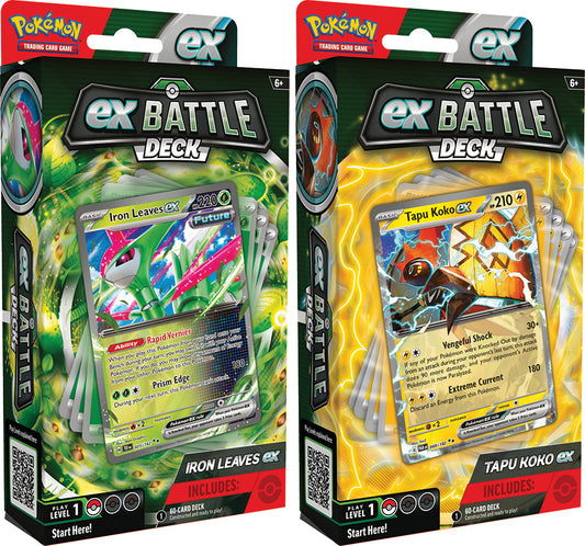 Pokemon TCG: Tapu Koko ex / Iron Leaves ex Battle Deck