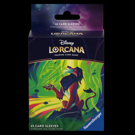 Disney Lorcana TCG: Azurite Sea - Card Sleeves Scar