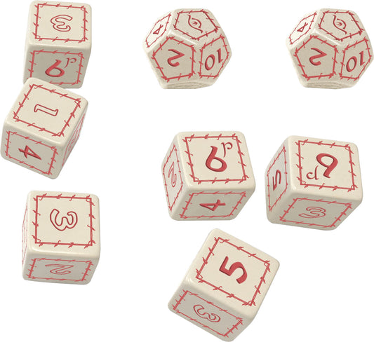 The One Ring White Dice Set