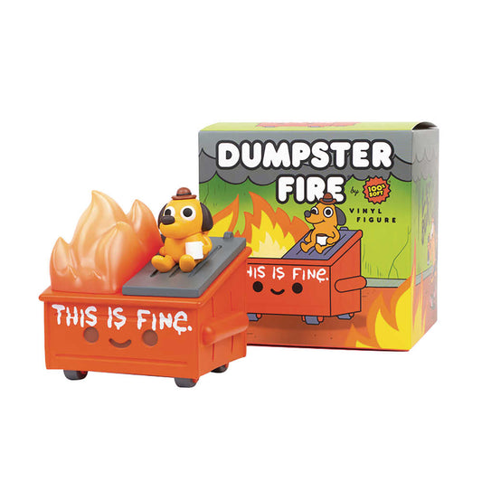 Dumpster Fire This Is Fine Vinyl Figure