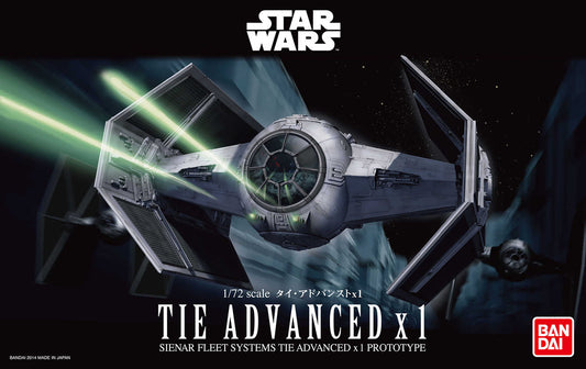 Star Wars Tie Advanced X1 1/72 Model Kit