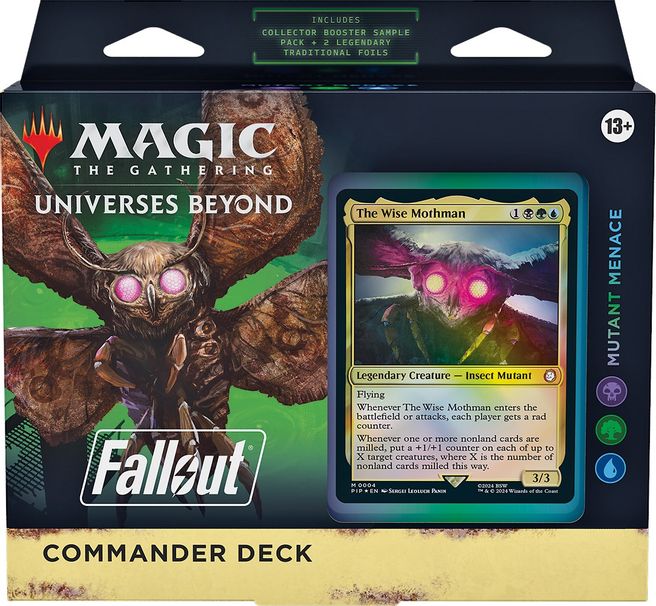 Magic the Gathering CCG: Mutant Menace Commander Deck Universes Beyond: Fallout