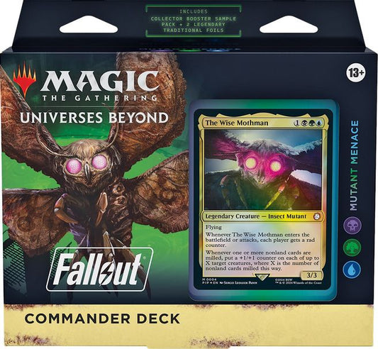 Magic the Gathering CCG: Mutant Menace Commander Deck Universes Beyond: Fallout