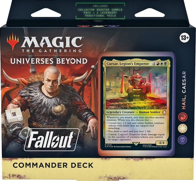 Magic the Gathering CCG: Hail, Caesar Commander Deck Universes Beyond: Fallout