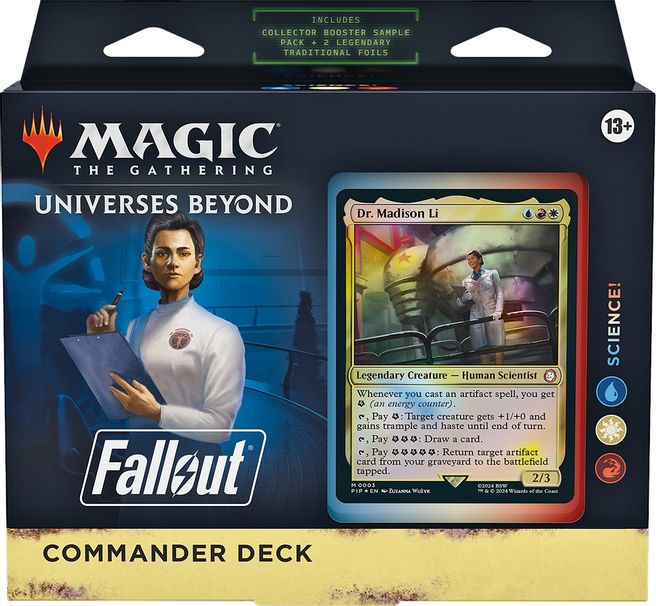 Magic the Gathering CCG: Science! Commander Deck Universes Beyond: Fallout