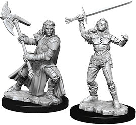 Dungeons & Dragons: Nolzur's Marvelous Unpainted Miniatures - W07 Half-Orc Female Fighter