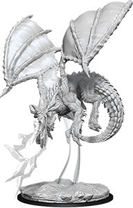 Dungeons & Dragons: Nolzur's Marvelous Unpainted Miniatures - W08 Young Blue Dragon