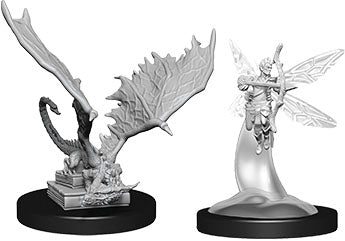 Dungeons & Dragons: Nolzur's Marvelous Unpainted Miniatures - W09 Sprite & Pseudodragon