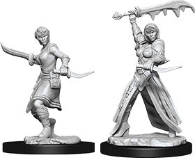 Dungeons & Dragons: Nolzur's Marvelous Unpainted Miniatures - W10 Female Human Rogue