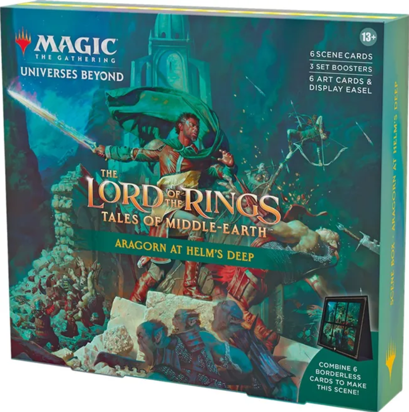 Magic the Gathering CCG: The Lord of the Rings - Tales of Middle-earth Scene Box Aragorn at Helm’s Deep