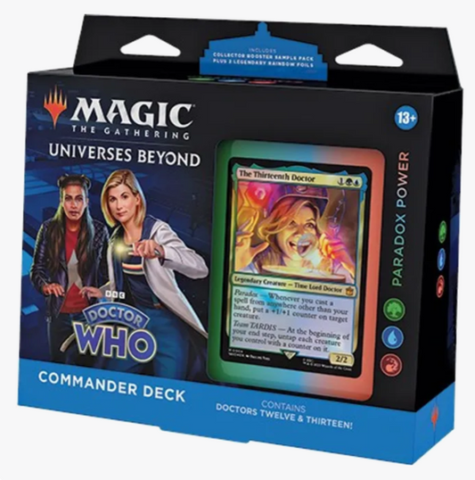 Magic the Gathering CCG: Doctor Who Commander Deck Paradox Power