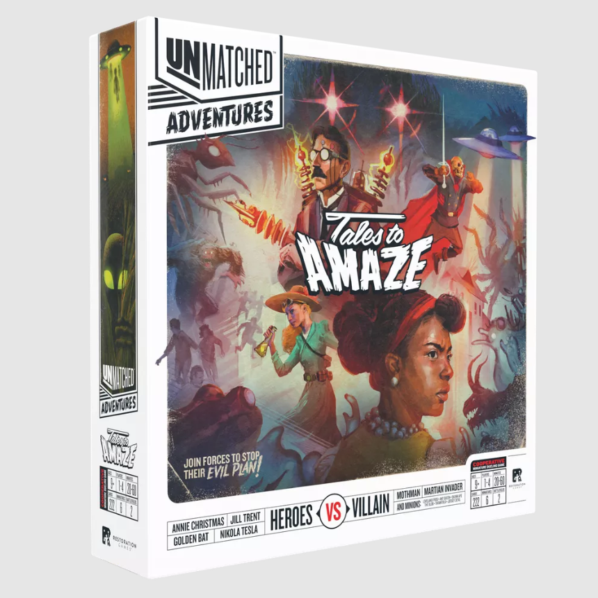 Unmatched Adventures: Tales to Amaze (stand alone or expansion)