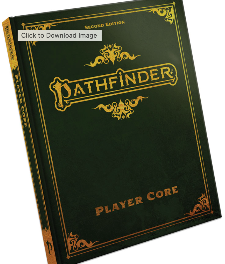 Pathfinder RPG: Player Core Rulebook Hardcover Special Edition (P2)