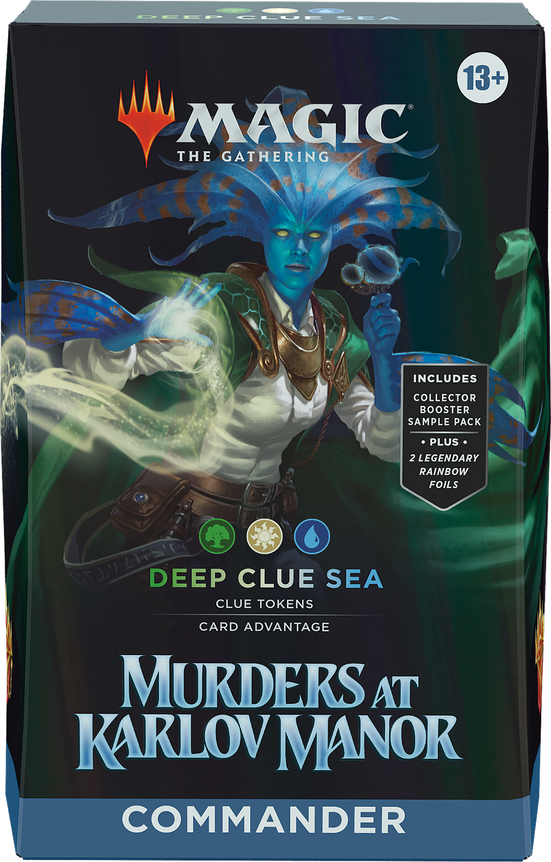 Magic the Gathering CCG: Deep Clue Sea Murders at Karlov Manor Commander Deck