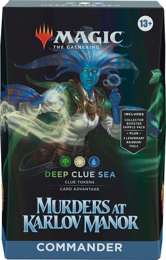 Magic the Gathering CCG: Deep Clue Sea Murders at Karlov Manor Commander Deck