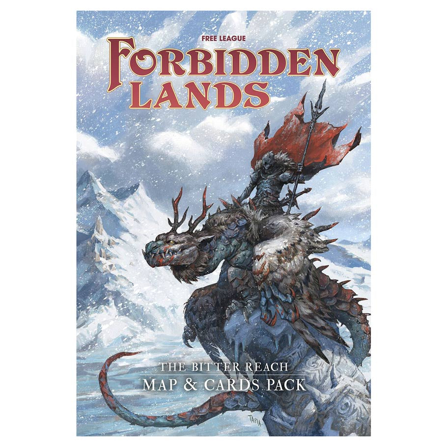 Forbidden Lands: The Bitter Reach Maps and Card