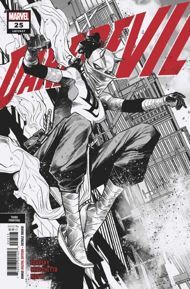 Daredevil #25 3RD Printing Checchetto Variant