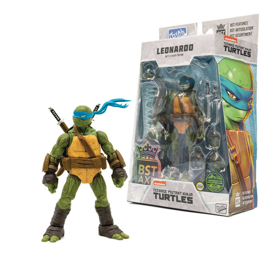 Sdcc 2023 Teenage Mutant Ninja Turtles Bst Axn Leonardo Previews Exclusive Comic 5in Action Figure