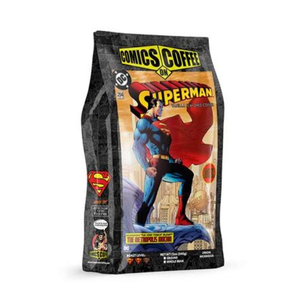 Comics On Coffee Superman Metropolis Mocha 12oz Bag