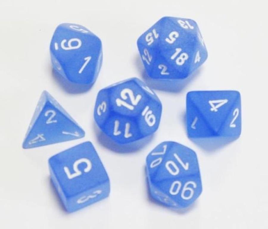 Frosted: Poly Blue/White Set