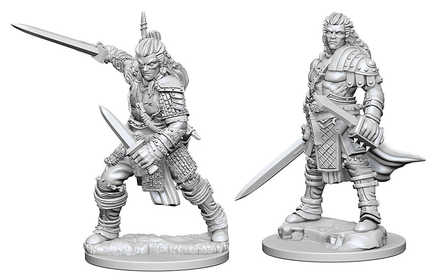 Pathfinder Deep Cuts Unpainted Miniatures: W01 Human Male Fighter