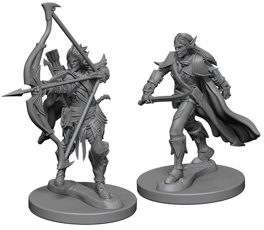 Pathfinder Deep Cuts Unpainted Miniatures: W01 Elf Male Fighter