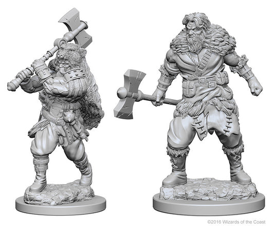 Dungeons & Dragons: Nolzur's Marvelous Unpainted Miniatures - W01 Human Male Barbarian