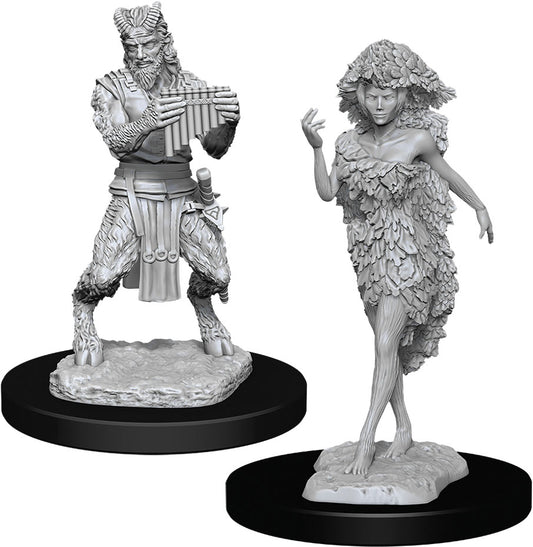 Dungeons & Dragons: Nolzur's Marvelous Unpainted Miniatures - W11 Satyr & Dryad