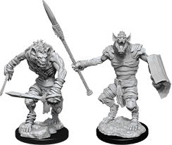 Dungeons & Dragons: Nolzur's Marvelous Unpainted Miniatures - W12 Gnoll & Gnoll Flesh Gnawer