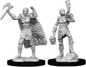 Dungeons & Dragons: Nolzur's Marvelous Unpainted Miniatures - W12 Female Human Barbarian