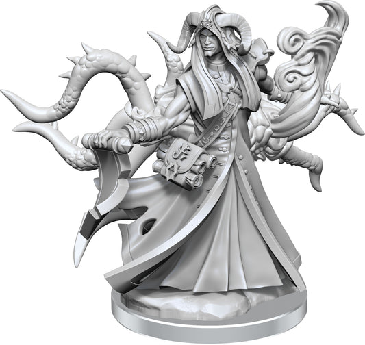 Dungeons & Dragons Frameworks: W01 Tiefling Warlock Male