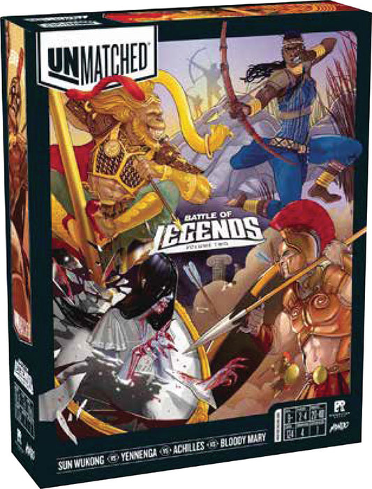 Unmatched: Battle of Legends Vol. 2 - Achilles Yennenga Sun Wukong Bloody Mary