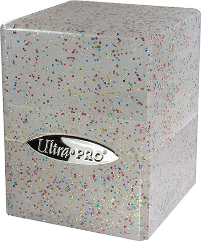 Satin Cube: Glitter Clear