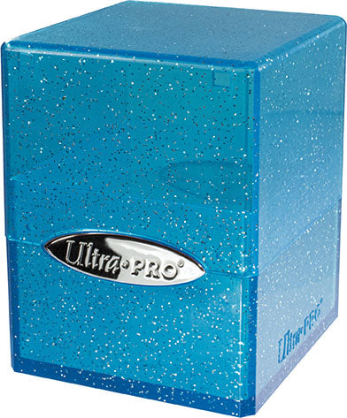 Satin Cube: Glitter Blue
