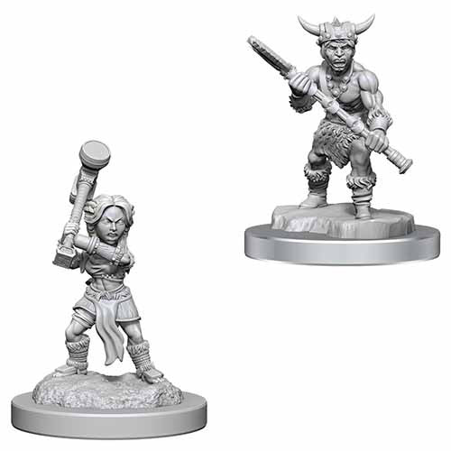 Dungeons & Dragons: Nolzur's Marvelous Unpainted Miniatures - W18 Halfling Barbarians