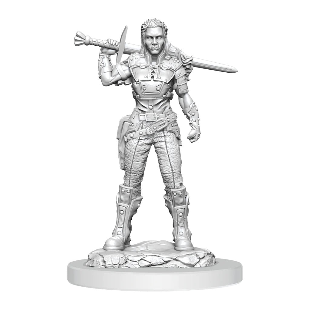 Dungeons & Dragons: Nolzur's Marvelous Unpainted Miniatures - W20 Orc Fighter Female