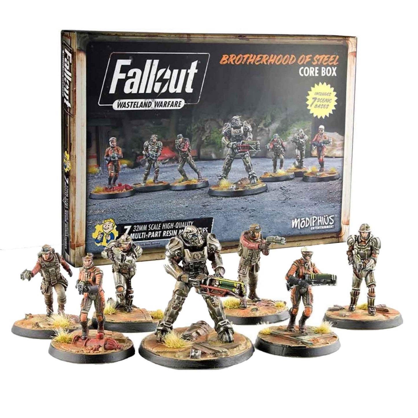 Fallout: Wasteland Warfare - Brotherhood of Steel Core Box Updated