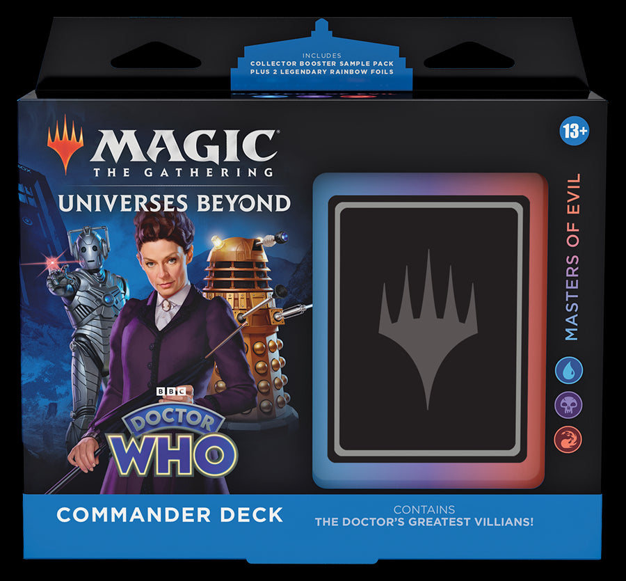 Magic the Gathering CCG: Doctor Who Commander Deck Masters of Evil