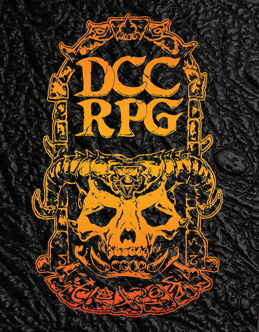 Dungeon Crawl Classics: Core Rulebook (Demon Skull Monster Hide Edition Hardcover)