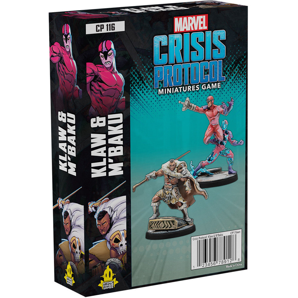 Marvel Crisis Protocol: Klaw & M'baku Character Pack