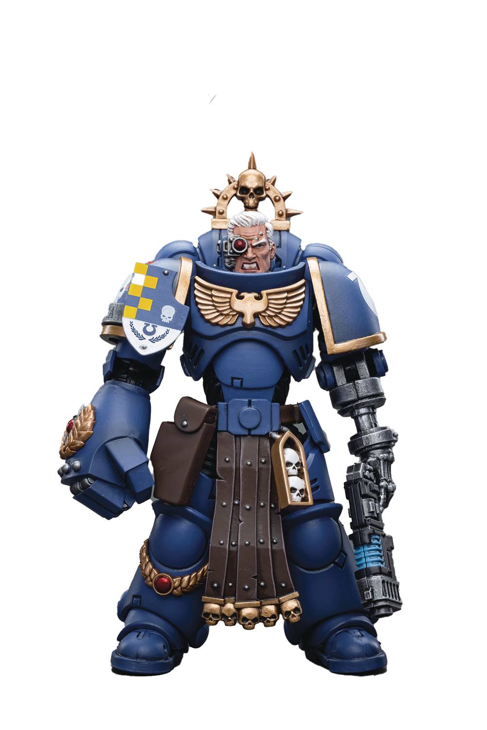 JOYTOY WH40K ULTRAMARINES LT & POWER FIST 1/18 AF (NET) (C: