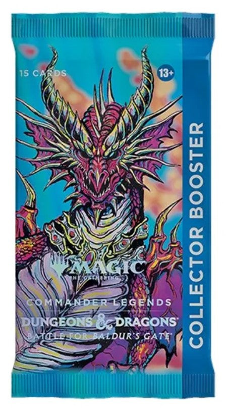 Magic the Gathering TCG Commander Legends Battle For Baldur's Gate Collector Booster Pack