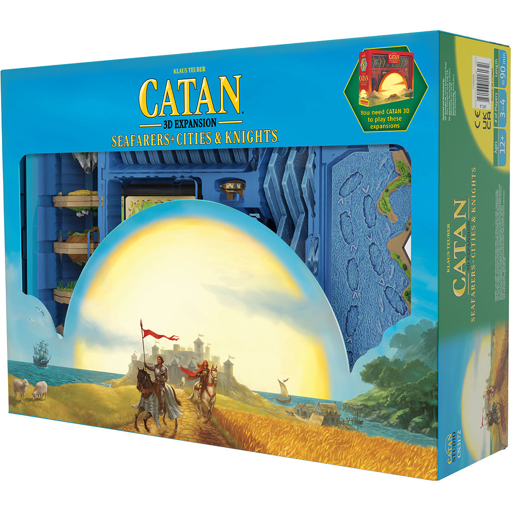 Catan – 3D Seafarers + Cities & Knights Expansion