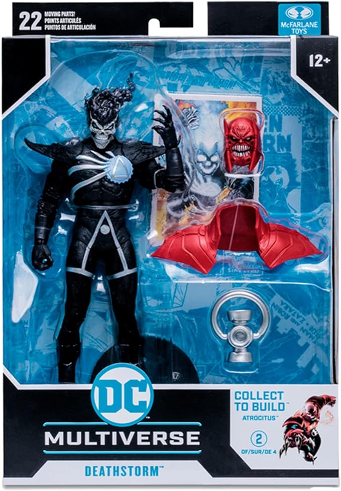 DC Build-A Wave 8 Blackest Night Deathstorm 7-Inch Scale Action Figure