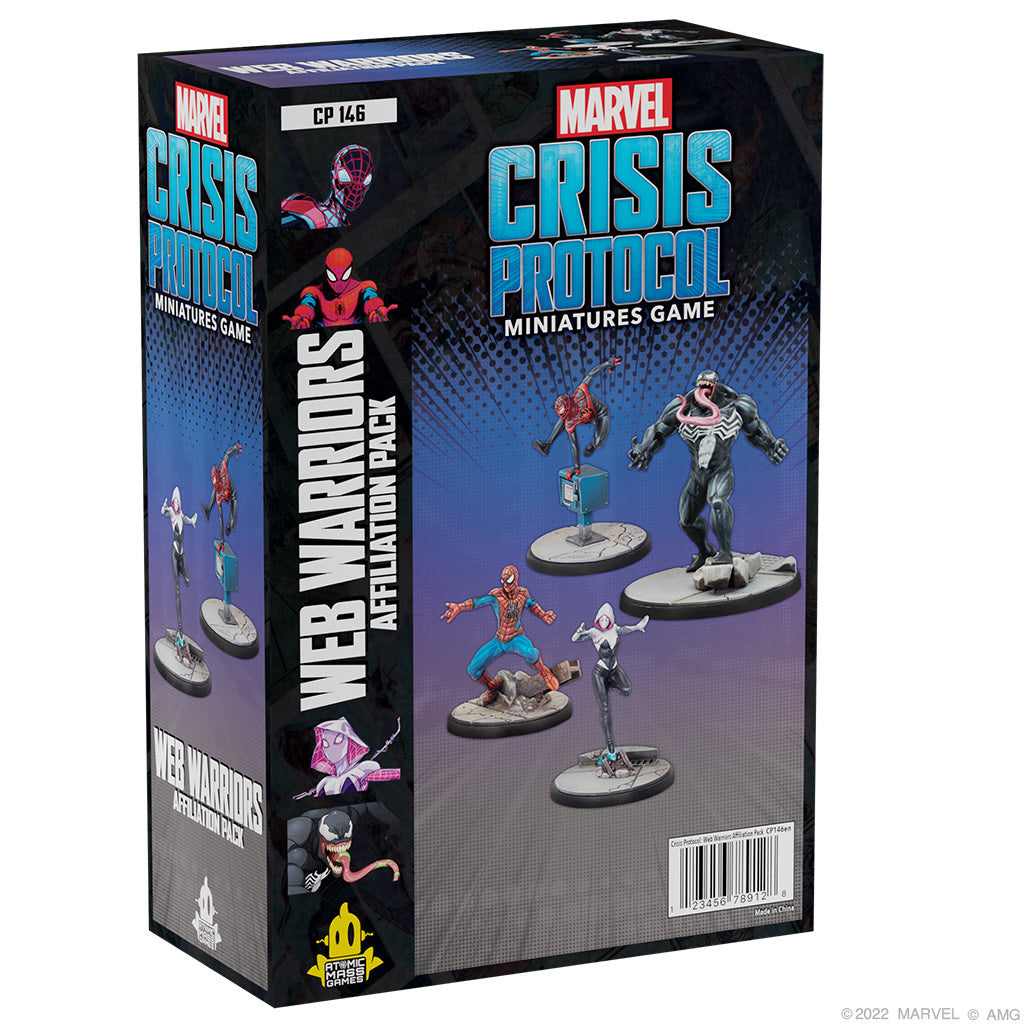 Marvel Crisis Protocol: Web Warriors Affiliation Pack